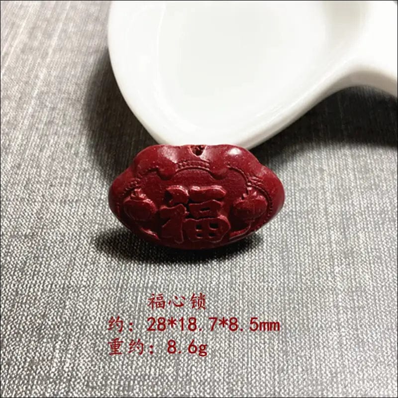 Zijin sand high content cinnabar buddha money bag - Fuxin