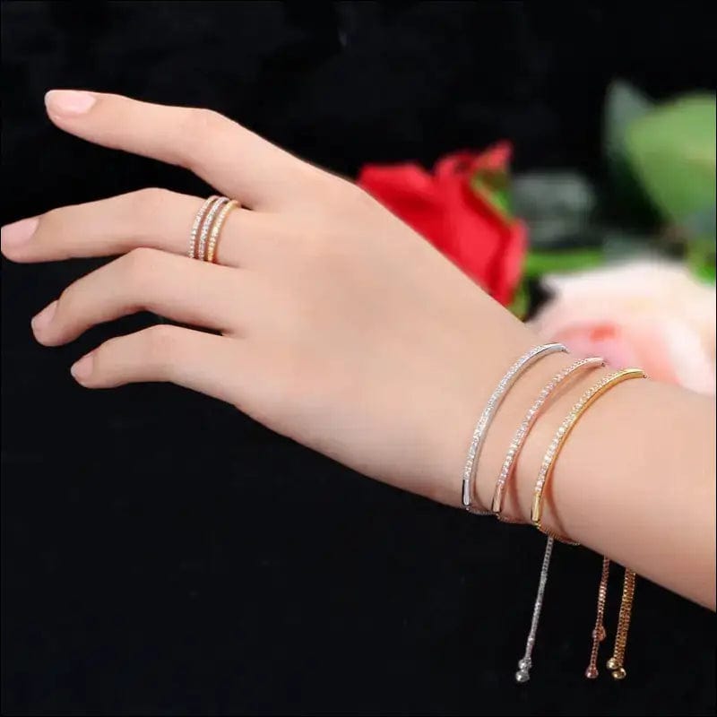 Zirkonia Armband - 63460322-gold BROKER SHOP BUY NOW ALL