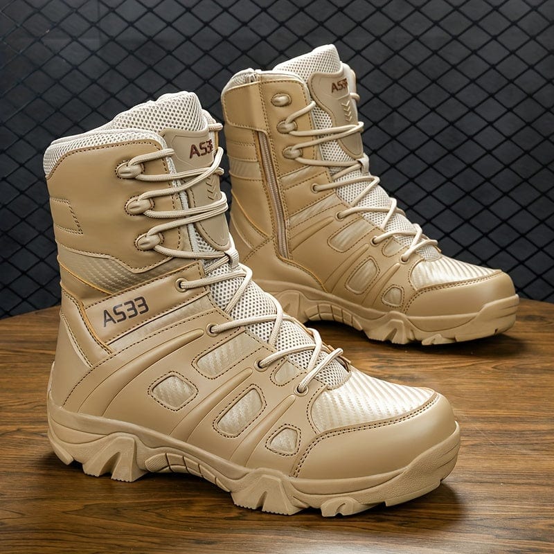 Men's Military Tactical Boots Wear-resistant Non-slip Combat Boots For Outdoor Hiking Trekking