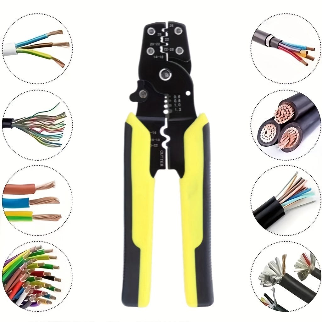 Multifunctional Wire Stripper, Self Adjusting Wire Stripper, Electrician Wire Stripper And Crimper, Manual Cable Stripper