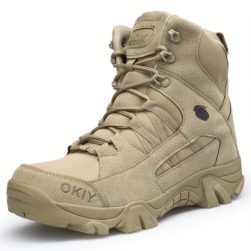 Men's Service Boots Combat Boots, Casual Lace-up Walking Shoes, Army Boots Military Boots For Training
