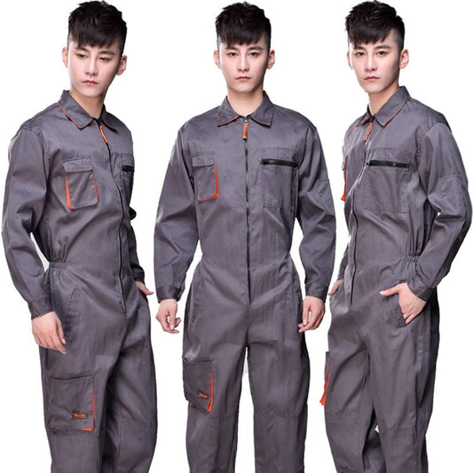 Auto 4S shop custom one-piece suit men's tooling uniform labor insurance auto repair mechanic repair dust-proof suit one-piece work clothes suit