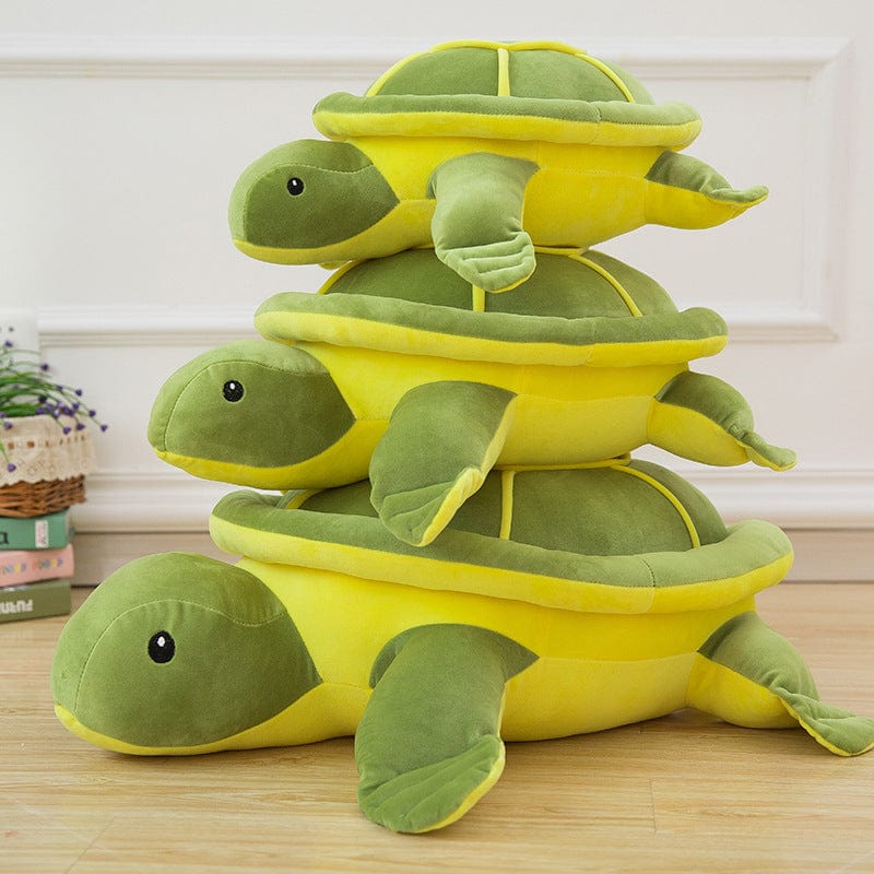 Wholesale down cotton software small turtle plush toy pillow cushion back to the big eye turtle doll children's cloth doll