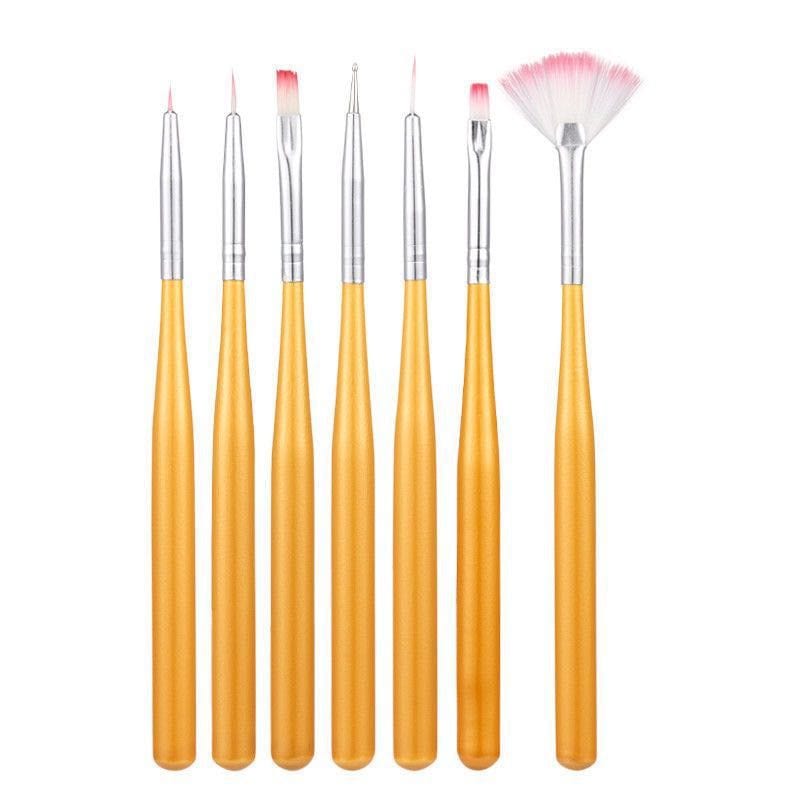Manufacturers supply 7 round sticks nail poles set painted pen drawing pen painting flower pen carved pen point drill