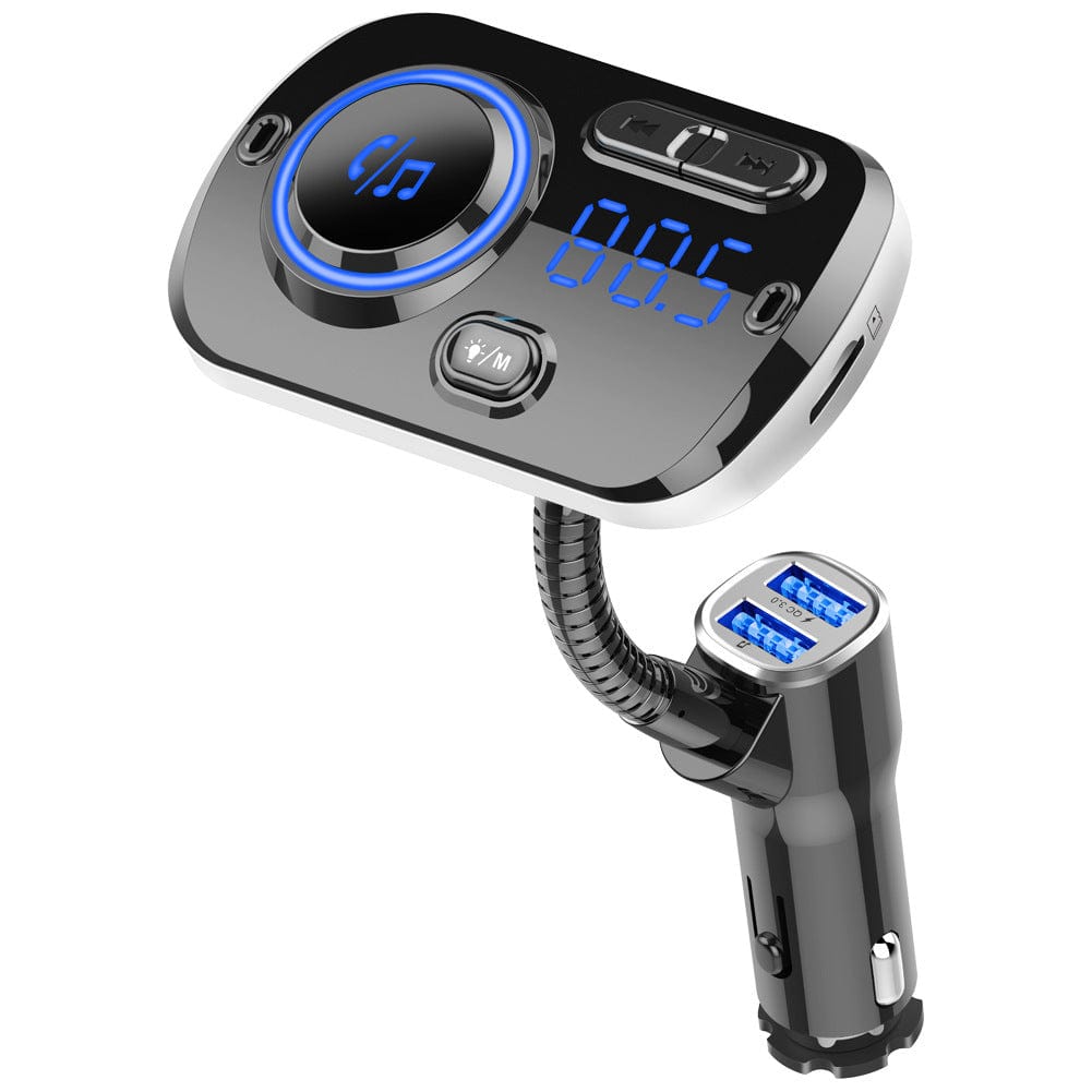 BC49AQ respiratory atmosphere per light car ververy assistant fast charge Wireless Bluetooth MP3 car phone FM transmitter