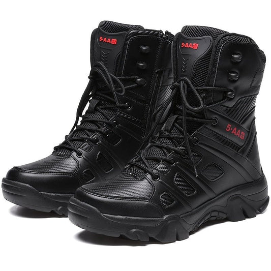 Men's Tactical Military Boots Wear-resistant Non-slip Hiking Boots Desert Boots Outdoor Training Shoes