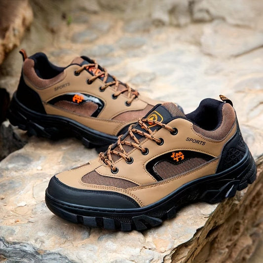 Men's Low Top Durable Military Tactical Boots, Comfy Non Slip Durable Shoes For Men's Outdoor Hiking, Trekking Activities