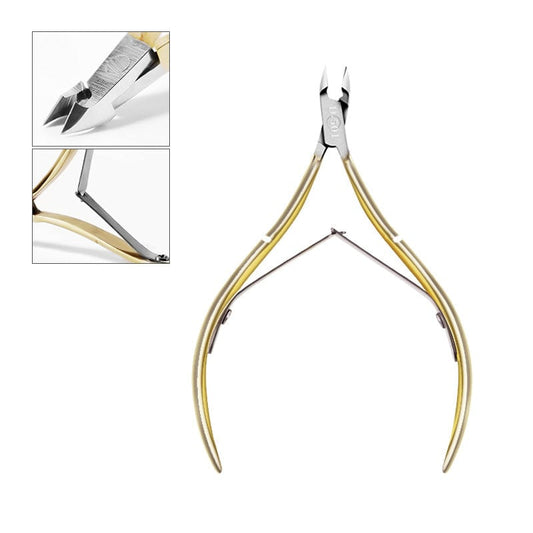 Menic dead skin cuts dead skin stimulated nail clamping gold stainless steel nail tool cross-border