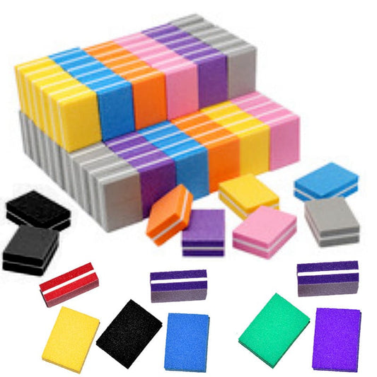 Mini small tofu block sponge small square two sides to strip the shape of the nail file gift gift super cost-effective