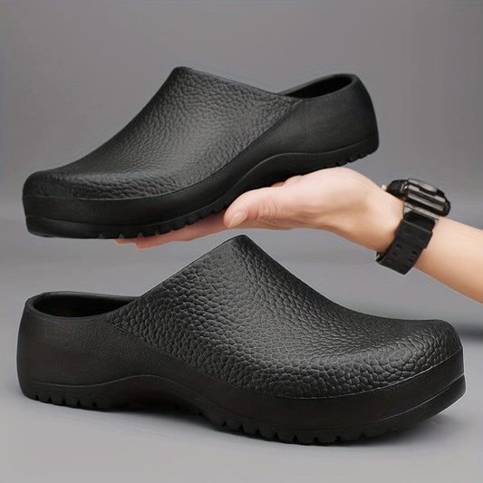 Men's Chef Shoes Food Service Restaurant Shoes, Slip Resistant Oil Resistant Shoes For Kitchen, Work Shoes Clogs