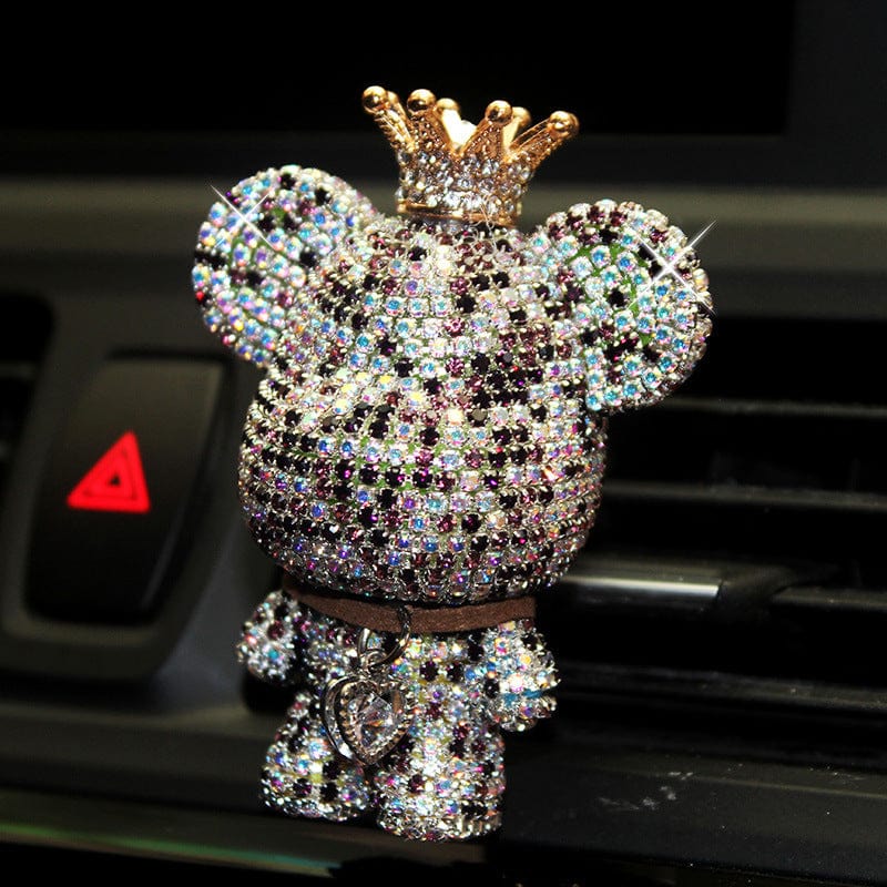 Creative new car outlets perfume clip inlay violent bear fragrance cute ornament