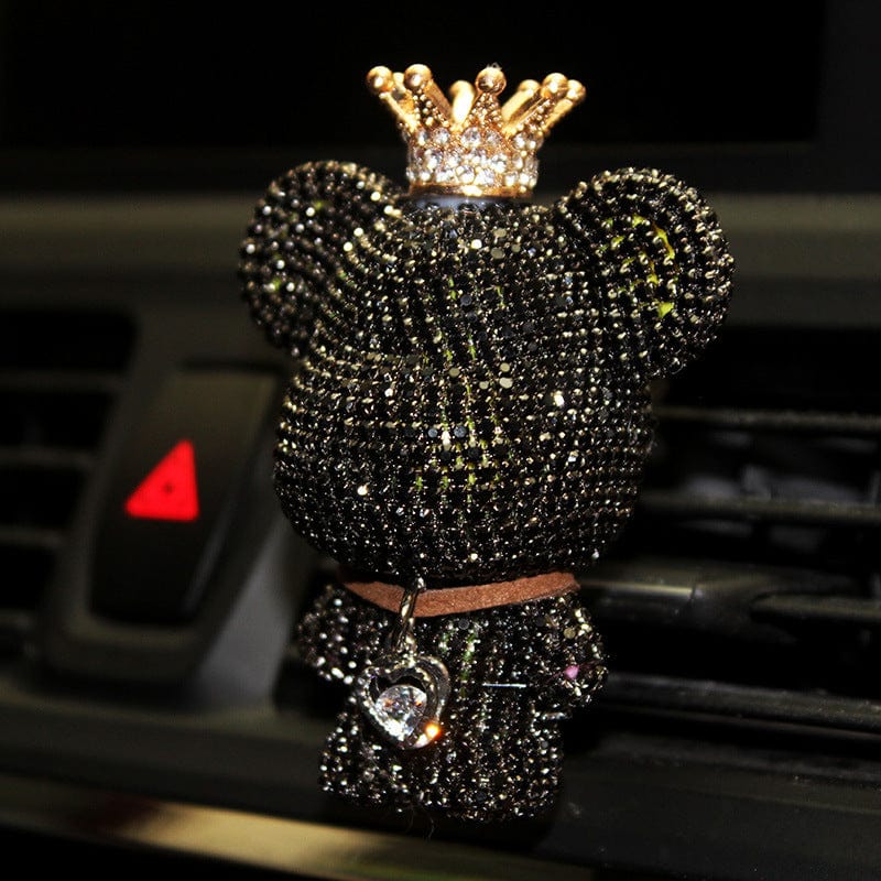 Creative new car outlets perfume clip inlay violent bear fragrance cute ornament