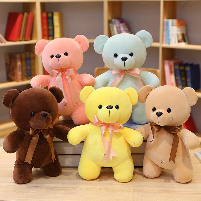 Trumpet color down cotton small bear Teddy bear plush toy gripper doll wedding throwing doll activity gift