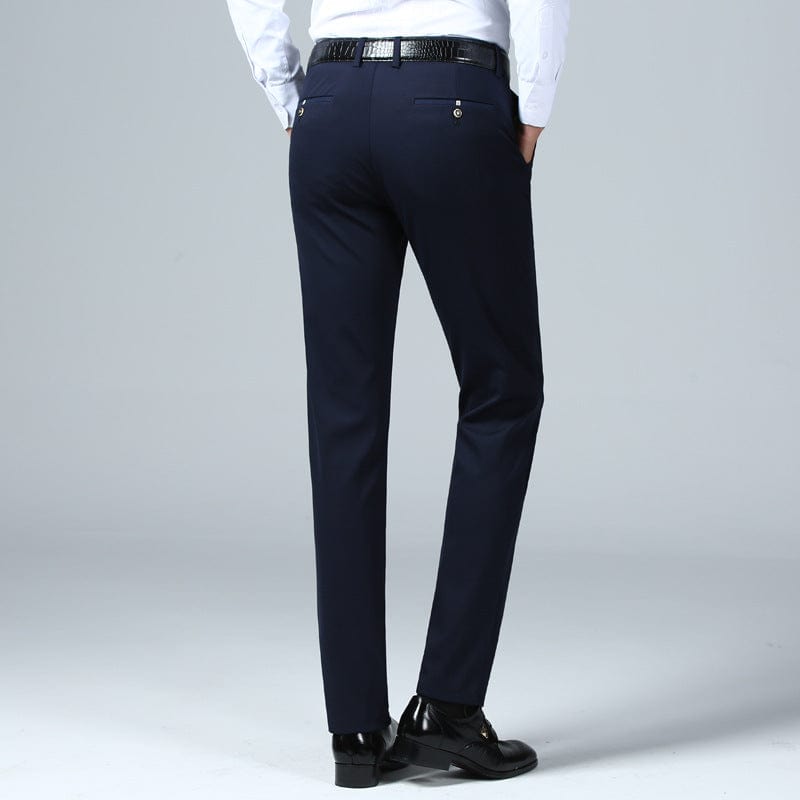 Pantalones casuales para hombres 2021 primavera y otoño nuevos pantalones jóvenes pantalones de negocios coreanos pantalones casuales elásticos delgados para hombres
