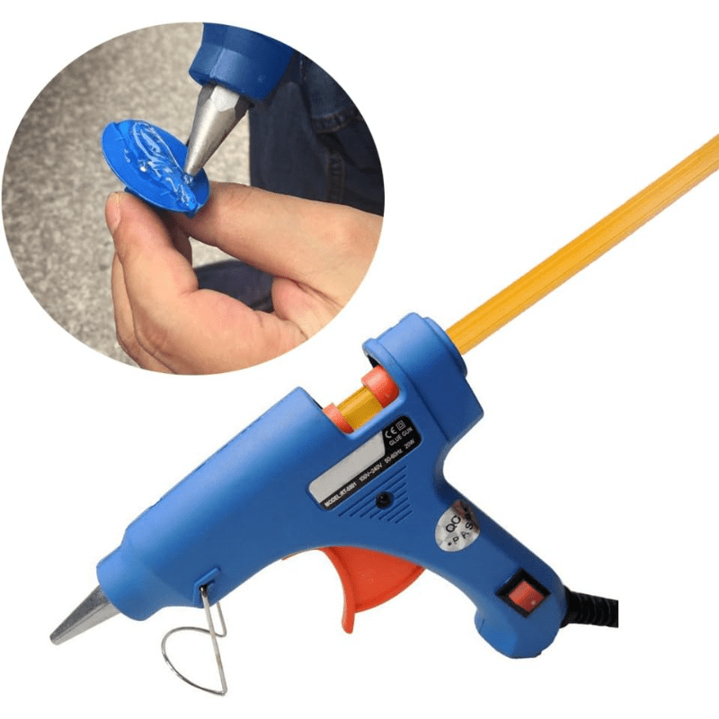 10pcs Yellow Glue Sticks: Paintless Dent Repair Tool Set For Hot Glue Gun Car Repair Dent Remover