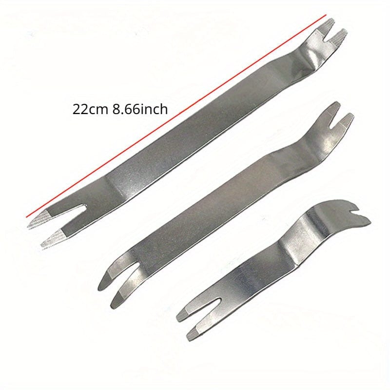 Car Stainless Steel Audio Disassembly Tool Snap Screwdriver Metal Removal Pry Plate Peg Remover Glue Buckle Screwdriver