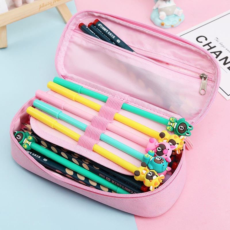 Le King Source Sand Pen Bags Unicorn Flamingo Women's Pencil Bag Large-capacity Pen Box Spot One Generation