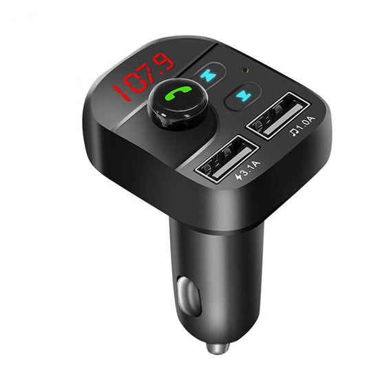 New 805E car MP3 car FM transmitter Bluetooth mobile phone card lossless audio faster charge Double USB