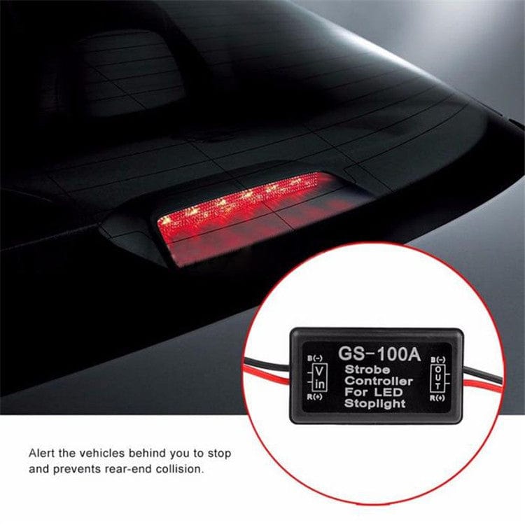 GS-100A car brake light buffer taillight controller car LED brake light tailor black ride 028