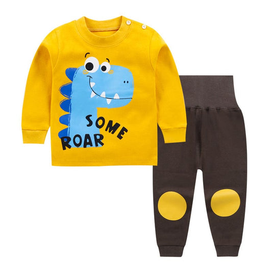 Costume d'automne pour garçons et filles, vêtements en coton pour enfants, pantalons d'automne, ensemble de sous-vêtements, vêtements pour bébés, service à domicile, nouvelle collection