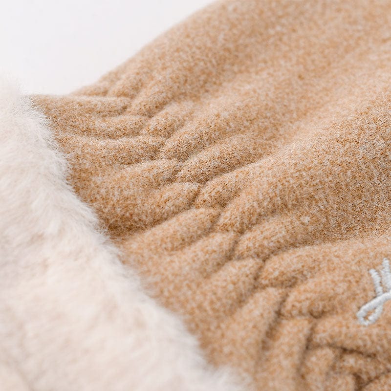 Conjunto de mano cálido para mujer, guantes de invierno cálidos y de terciopelo grueso con pantalla táctil, cómodos y a la moda