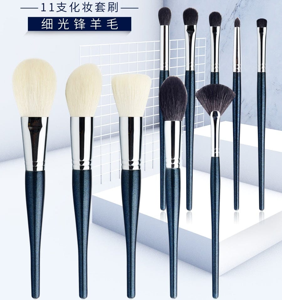 Fine Guangguang Wool Makeup Brush Zhangzhou Handmade Brush Socketed by the same copper tube powder brush color highlight brush