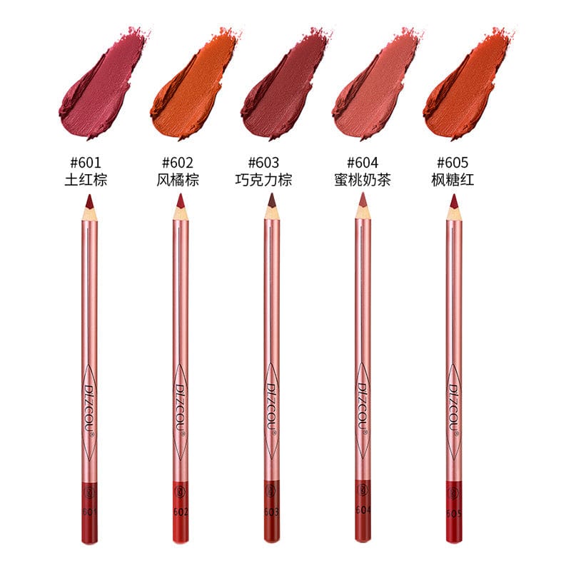 New product modified lip wire waterproof lasting cup of wooden hook, mouth, red lip, pen