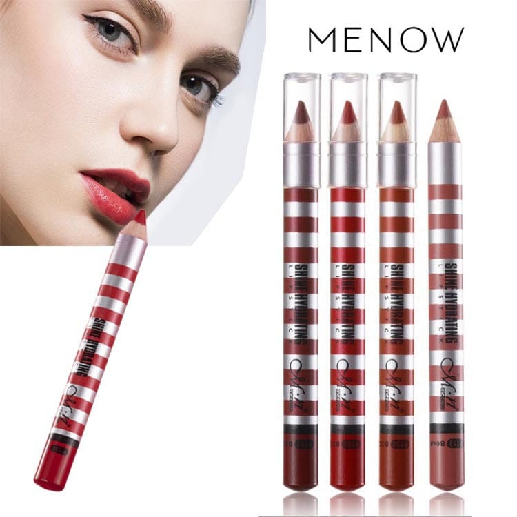 Menow lip line pedestrian anti-skinned water for a long time, no decolorization hook line, picture, red lazy, lip, spot P152
