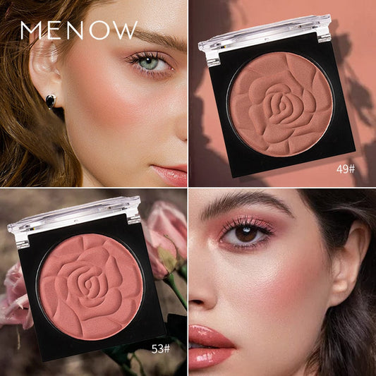 Menow Meoji Red Ten-color Mute Dragon Petal Rouge Highlight Natural Color B705 One Generation