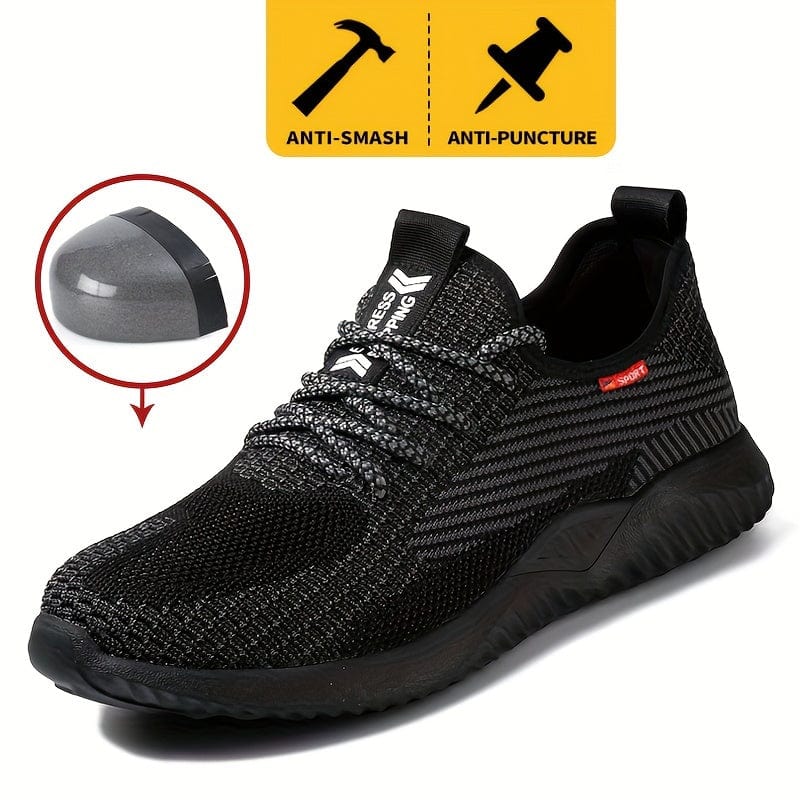 Unisex Work Safety Shoes Men Work Sneakers Steel Toe Protective Shoes Anti-puncture Work Indestructible Shoes