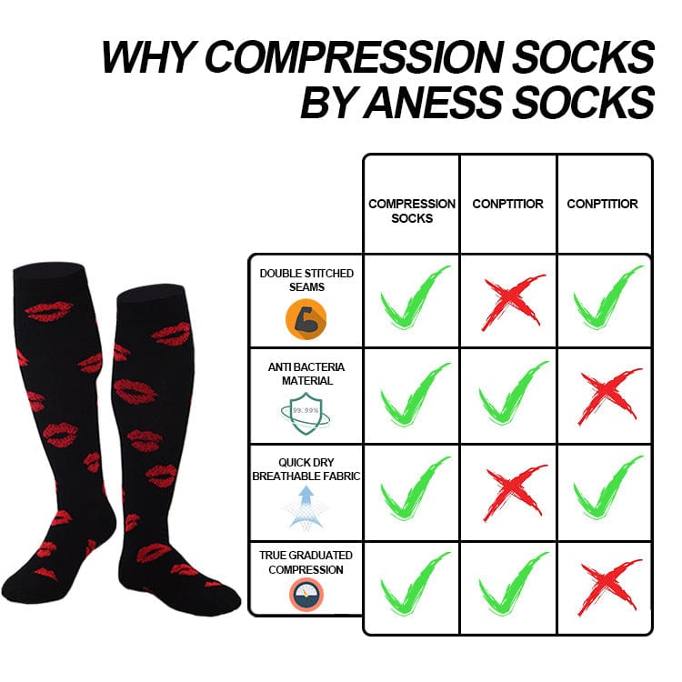Compression Socks Outdoor Cycling Pressure Socks Compressed Socks Elastic Sock Sports Socks Spot Socks