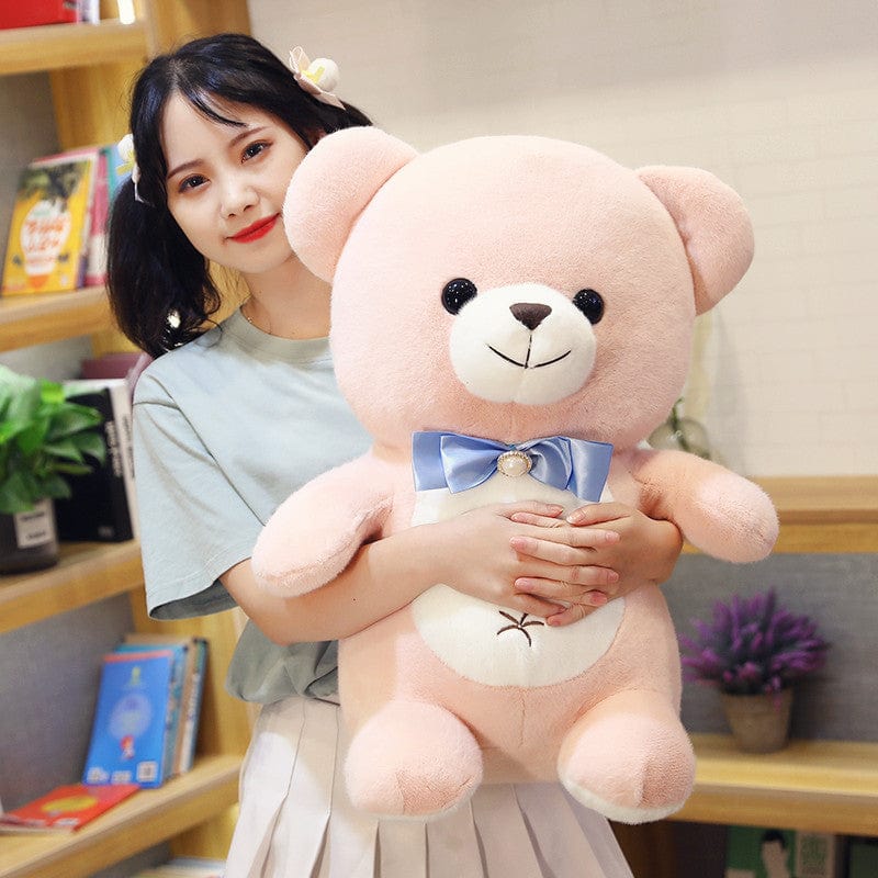 Cute hug bear doll trumpet teddy bear plush toy doll package coupling doll bed pillow girl