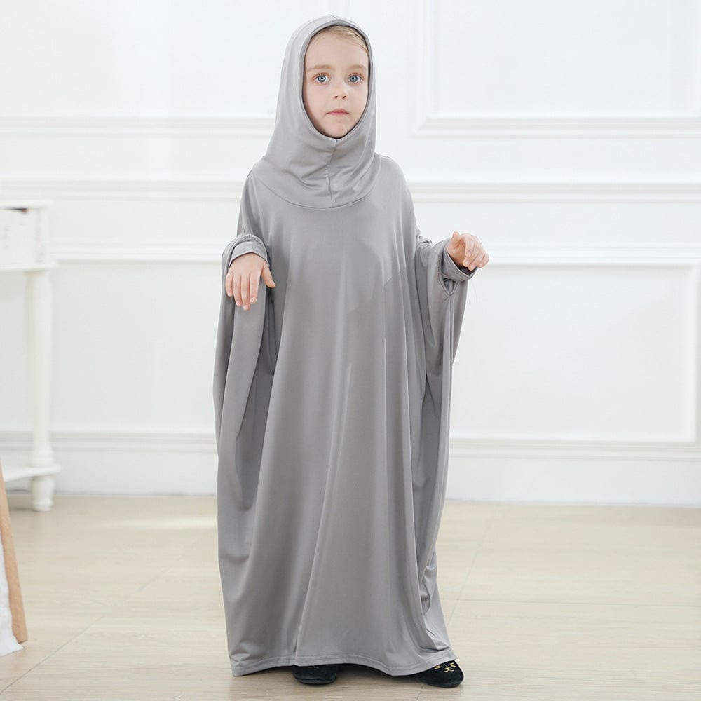 Robe pour enfants, couleur unie, mode, manches dolman, Swing, 6399