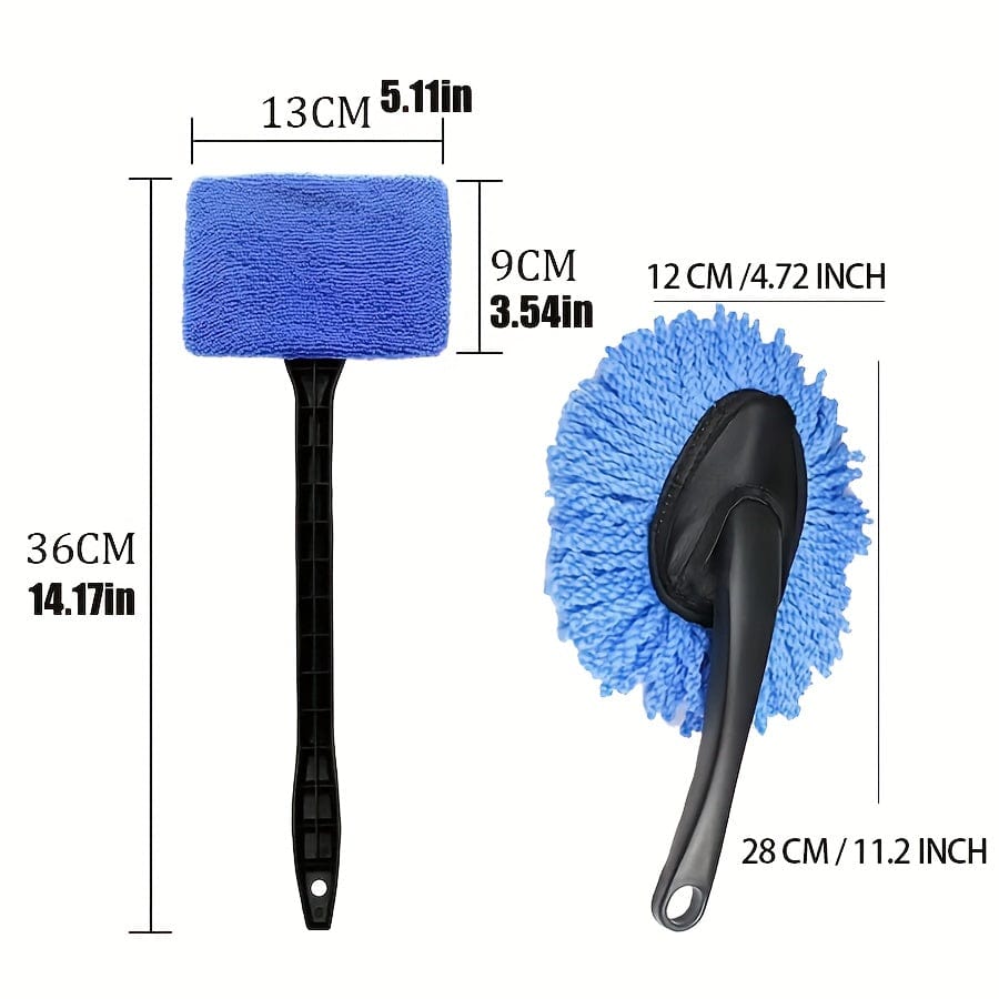 Car Windshield Brush Car Defogging Brush Car Dust Removal Brush Compact Foldable Cleaning Brush Car Accessories Cleaning Supplies Car Dust Removal