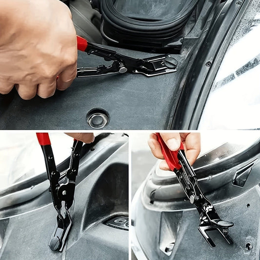 Upgrade Your Car with This Professional Plastic Rivet Snap Plier - Red Tool