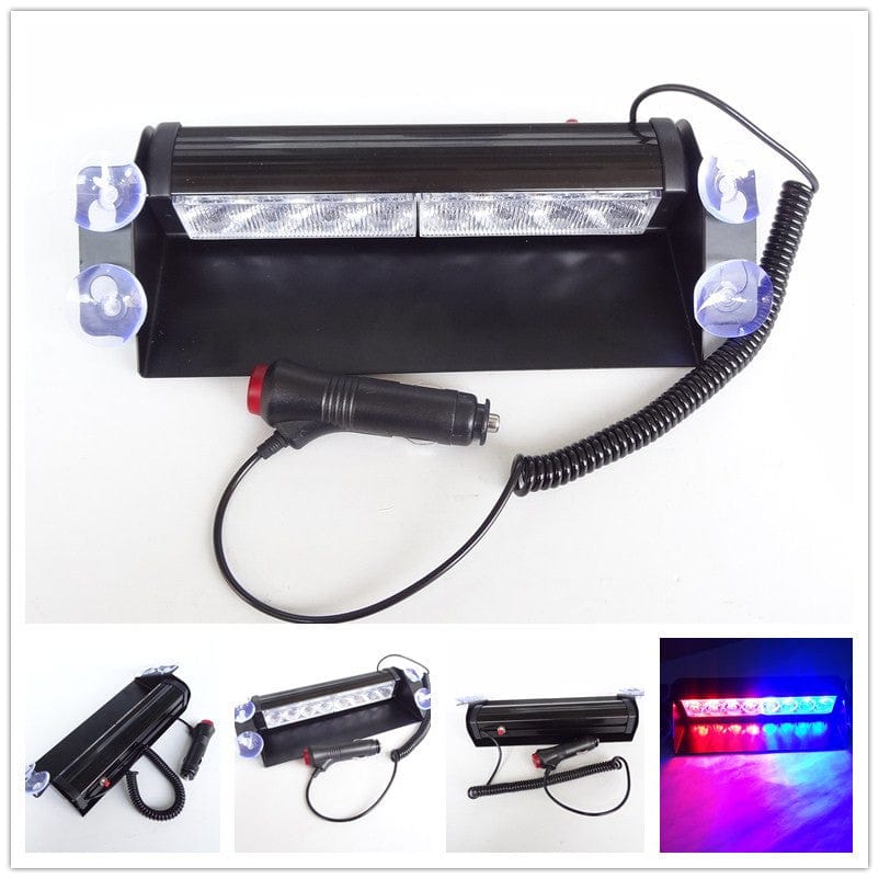 02019 8LED shovel lamp indicator high brightness front gear suction cup LED flash LED strobe light 12V