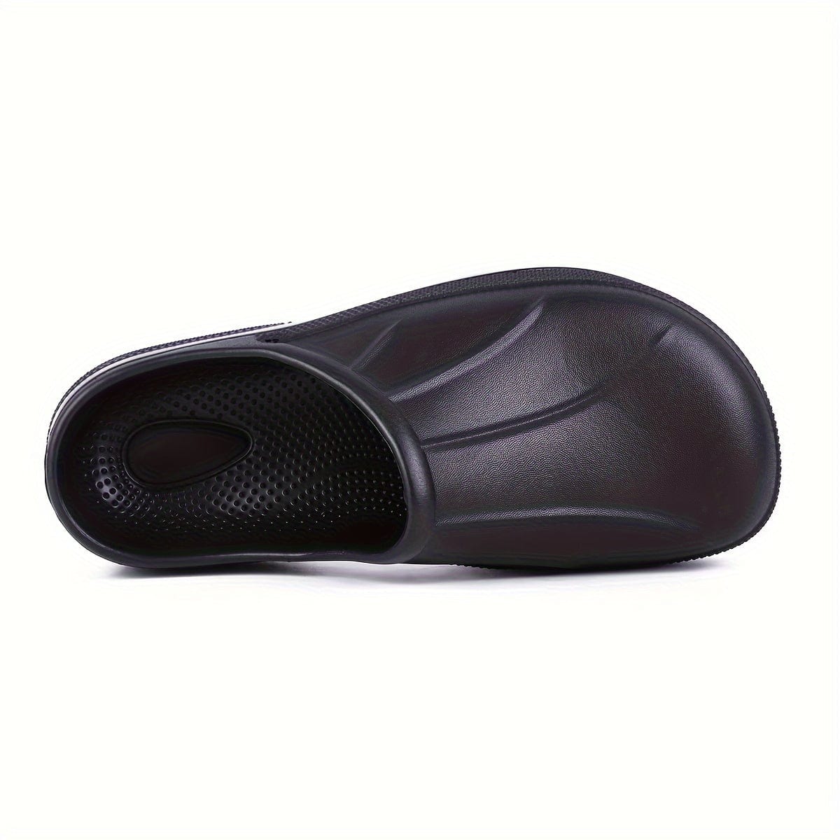 Men's EVA Solid Sliders, Comfy Non Slip Casual Waterproof Sliders For Men's Outdoor Activities