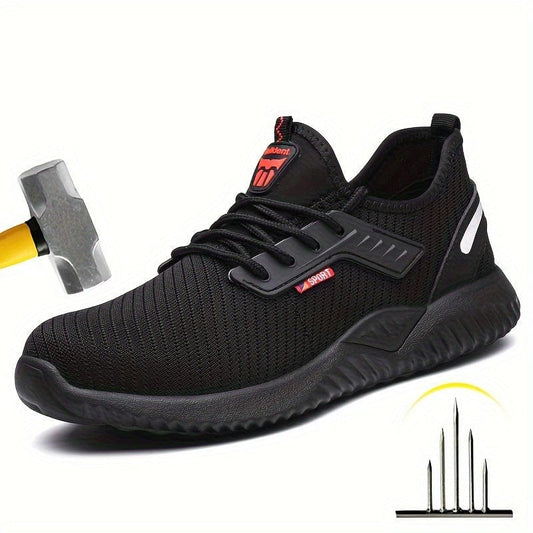 Men Work Safety Shoes Indestructible Steel Toe Shoes Work Shoes Lightweight Wearable Security Breathable