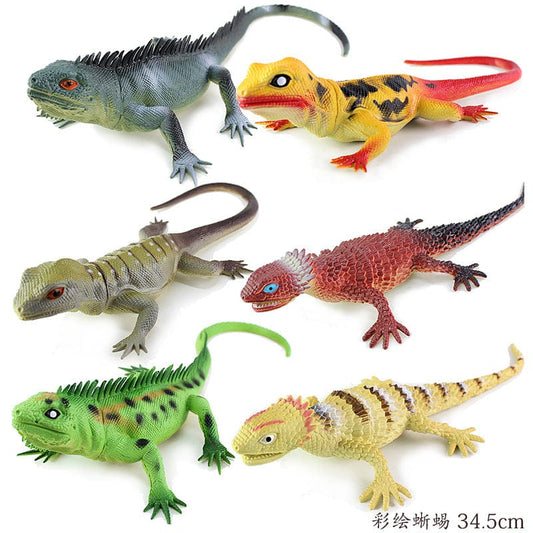 New simulation lizard model toys vocal animal model crocodile whole people funny toys with BB whistle wholesale