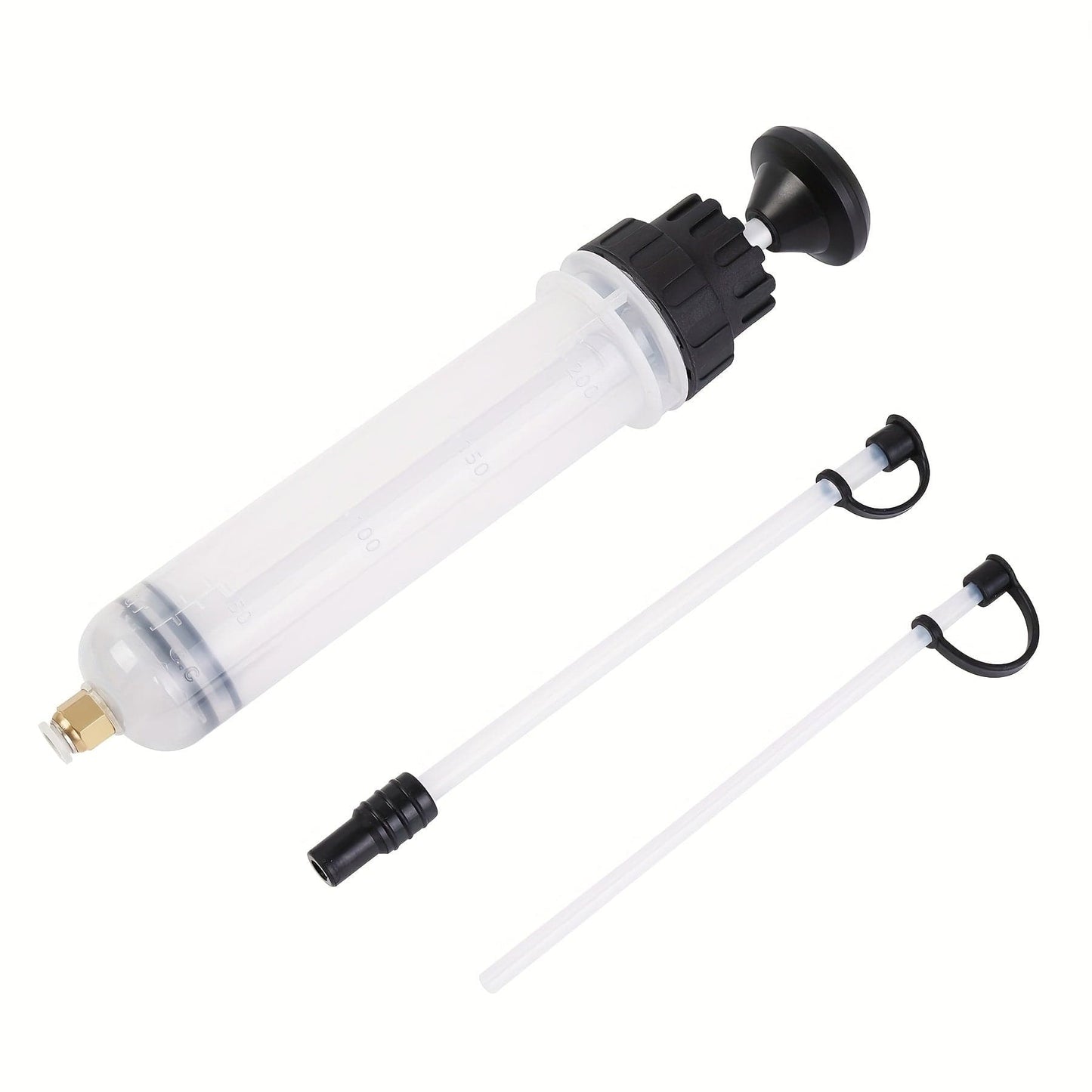 200cc Oil Fluid Extractor, Fluid Syringe Pump Manual Suction Vacuum Fuel For ATV's, Farm Equipment, Motor Vehicles, Oil Change Evacuation Pump