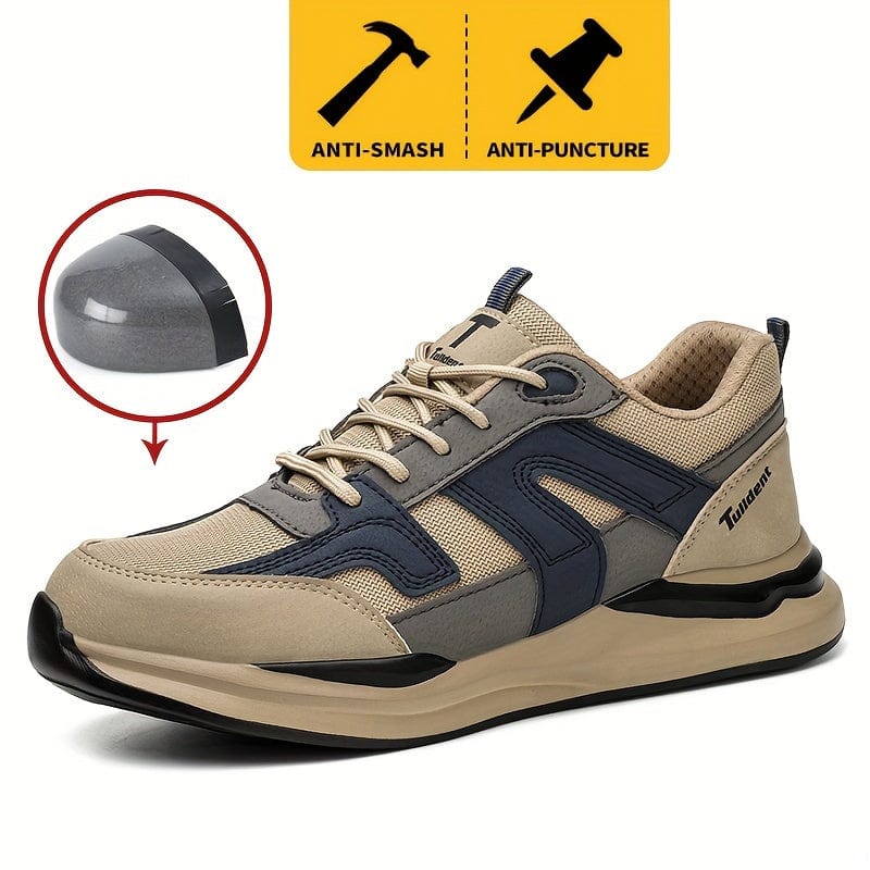 2023 Work Sneakers Men Indestructible Shoes Work Safety Shoes With Steel Toe Cap Puncture-Proof Male Security Protective Shoes