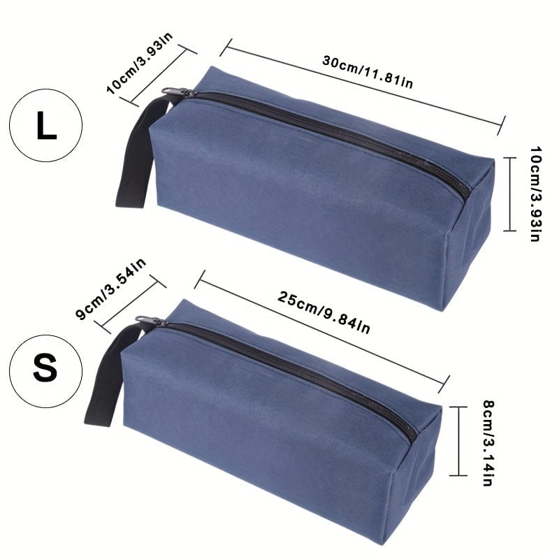 1pc Hand Tool Bag Small Screws Nails Drill Bit Metal Parts Tools Bags Waterproof Canvas Instrument Case Organizer