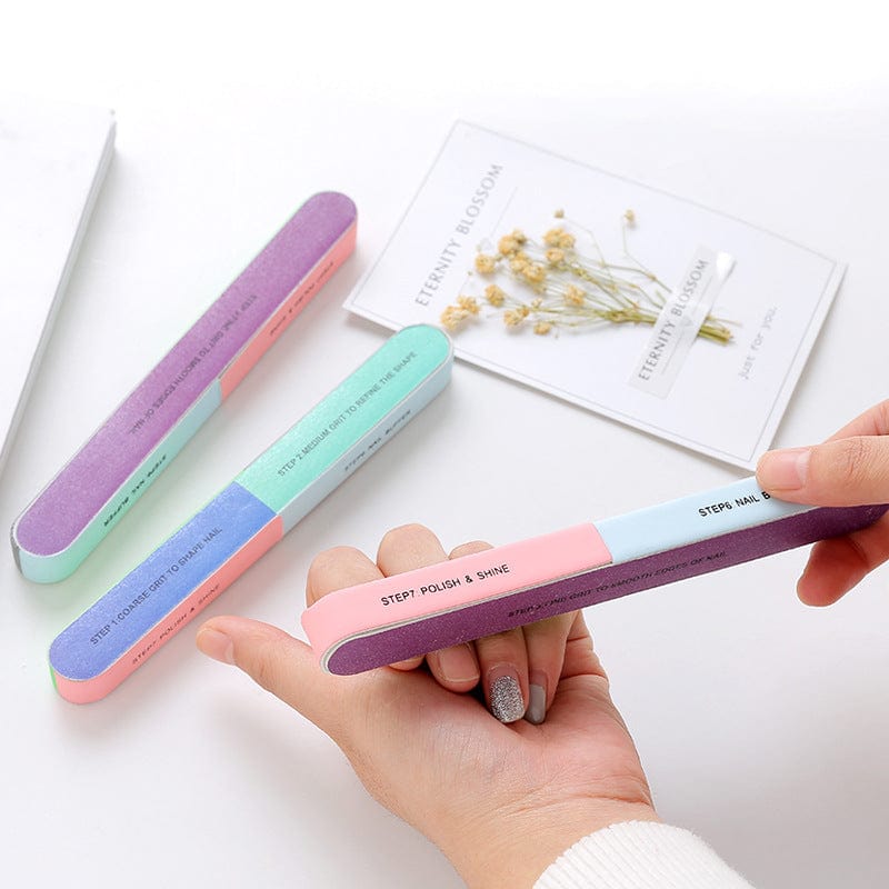 1586 nail file strobe sand strip six polished double-sided grinding nail