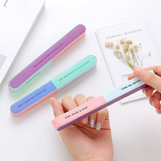 1586 nail file strobe sand strip six polished double-sided grinding nail