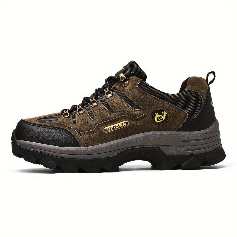 Men's Durable Military Style Tactical Shoes, Comfy Non Slip Casual Lace Up Boots For Men's Outdoor Activities