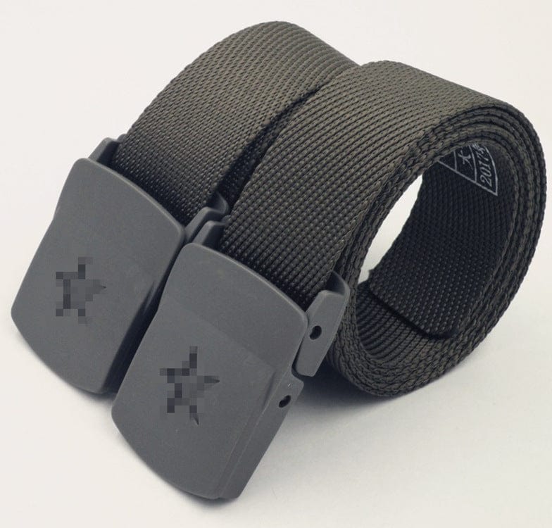 07 woven internal belt nylon quick-drying military training belt as a training service belt smooth buckle war belt