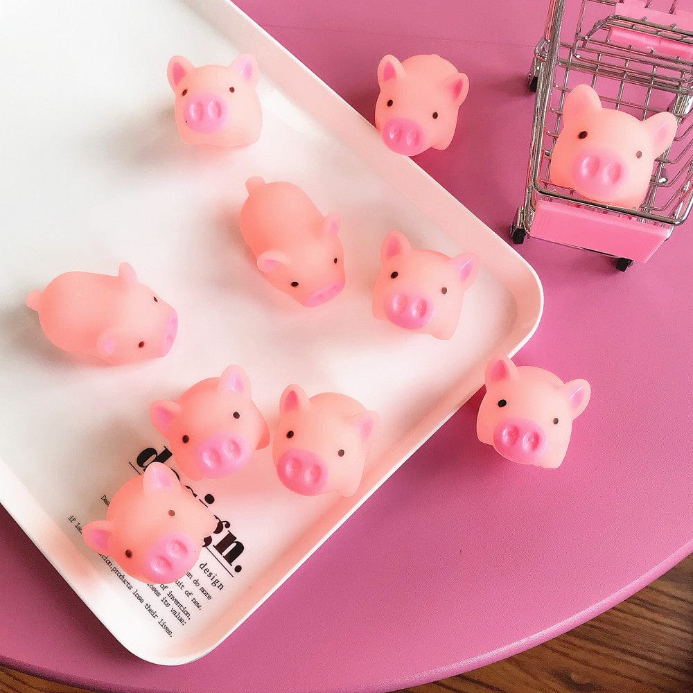 Cute pink pig decompression children's cartoon toys whole people venting pinching