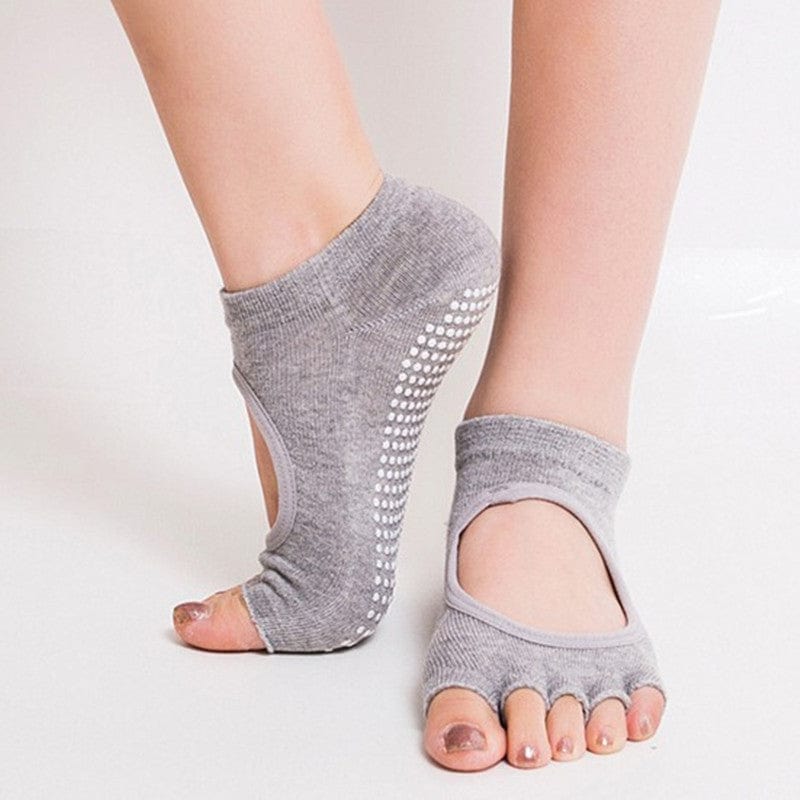 Manufacturers wholesale yoga socks five finger socks ladies exposed toe socks Yoga socks sports socks land socks dance socks