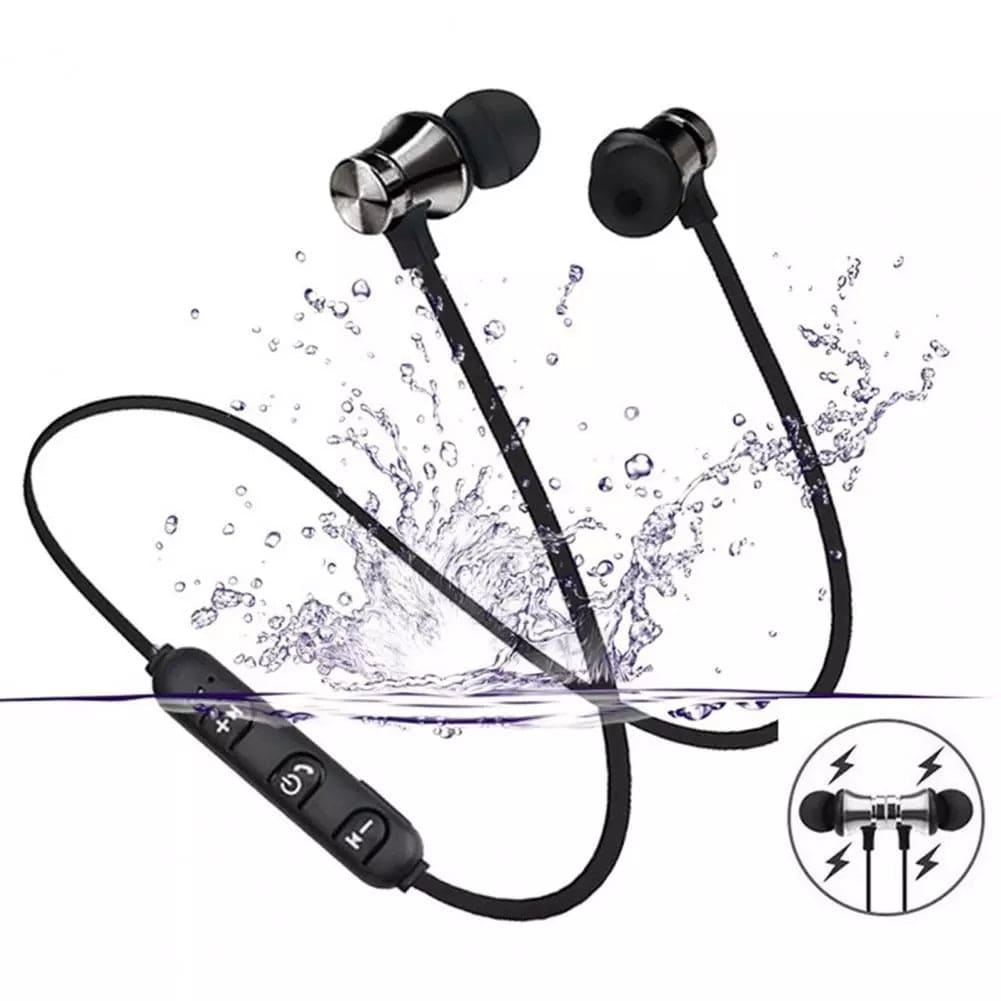 Magnetic Wireless Bluetooth Earphone Stereo Sports Waterproof Earbuds Wireless in-ear Headset with Mic