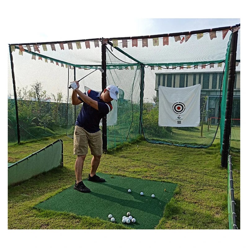 FUNGREEN 1.5x1.5M Golf Hitting Target Cloth For Golf Practice Quality Indoor Training Outdoor Court Hitting Cloth Golf Accessory